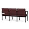 Lesro Lenox 3 Seat Tandem Seating W/ Arms, 64.5 in W 24.5 in L 32 in H LS3103 - alternate 2